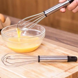Cây đánh trứng thép không gỉ đánh bông trứng tiện dụng h230 - egreen dùng 1 lần