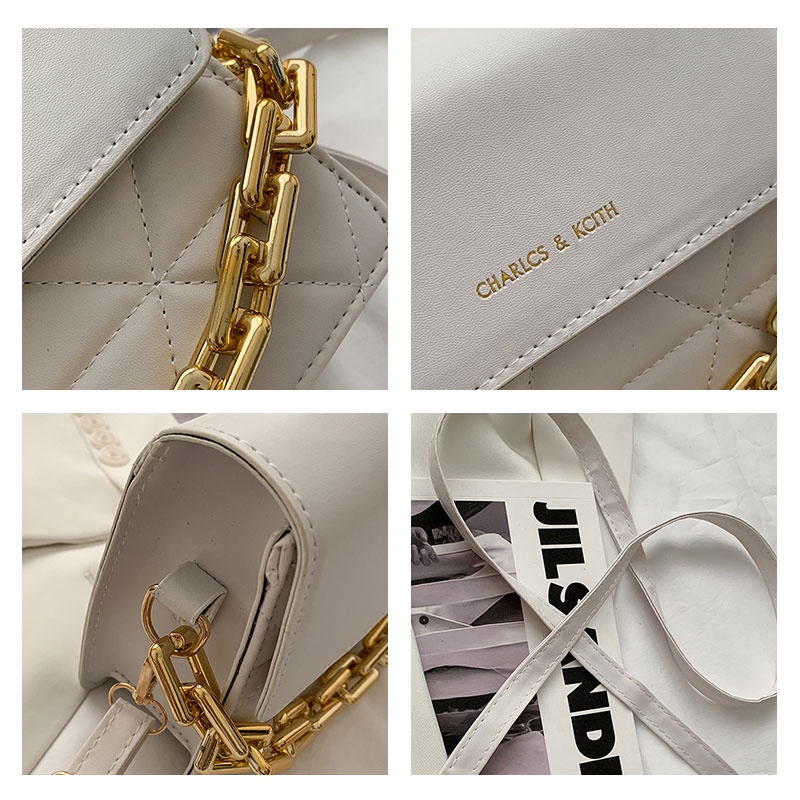 Mischa Túi Đeo Vai Hình Vuông Cỡ Nhỏ Bằng Da PU Màu Trơn Phong Cách Phương Tây Thời Trang