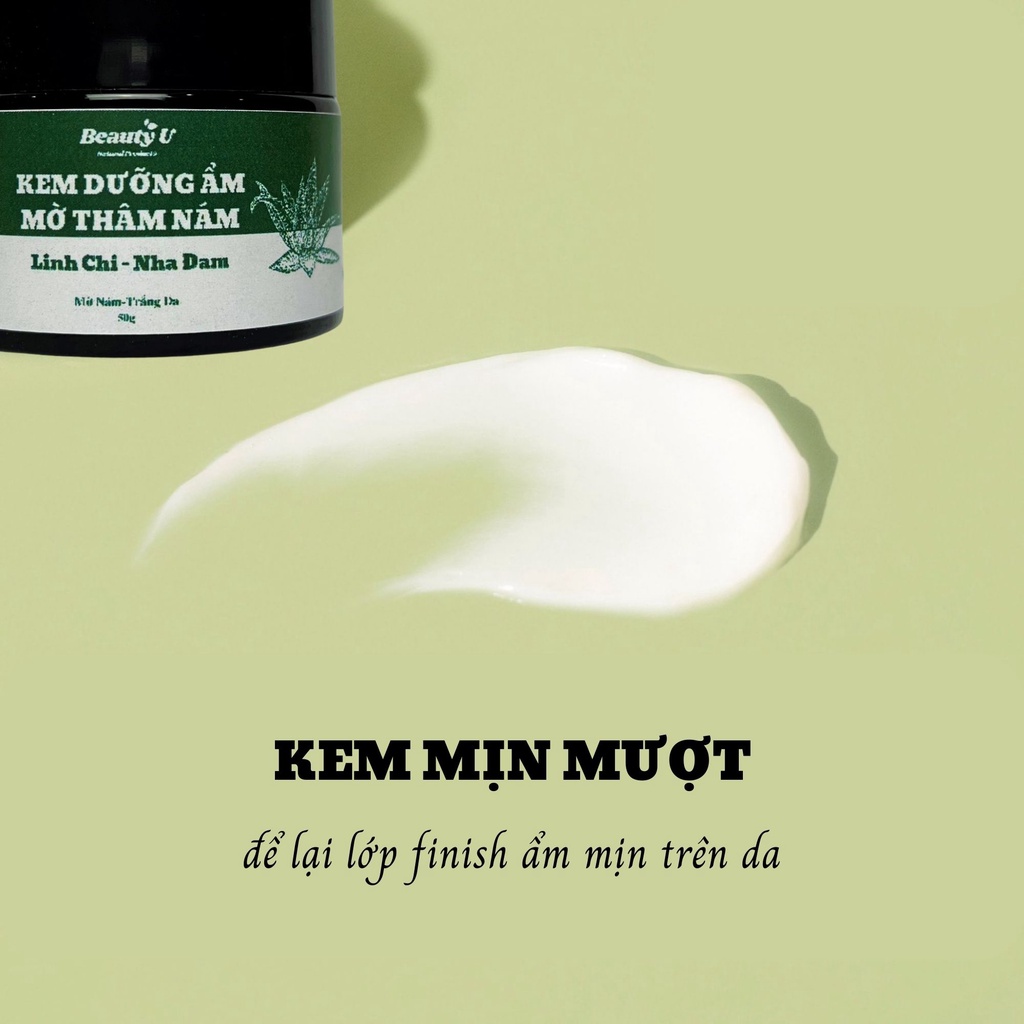 Kem Nám Tàn Nhang Dưỡng Ẩm Trắng Da Ngừa Lão Hóa BeautyU 50g