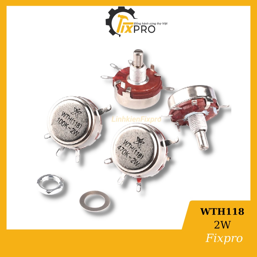 Chiết áp đơn 1K WTH118-2W chất lượng tốt