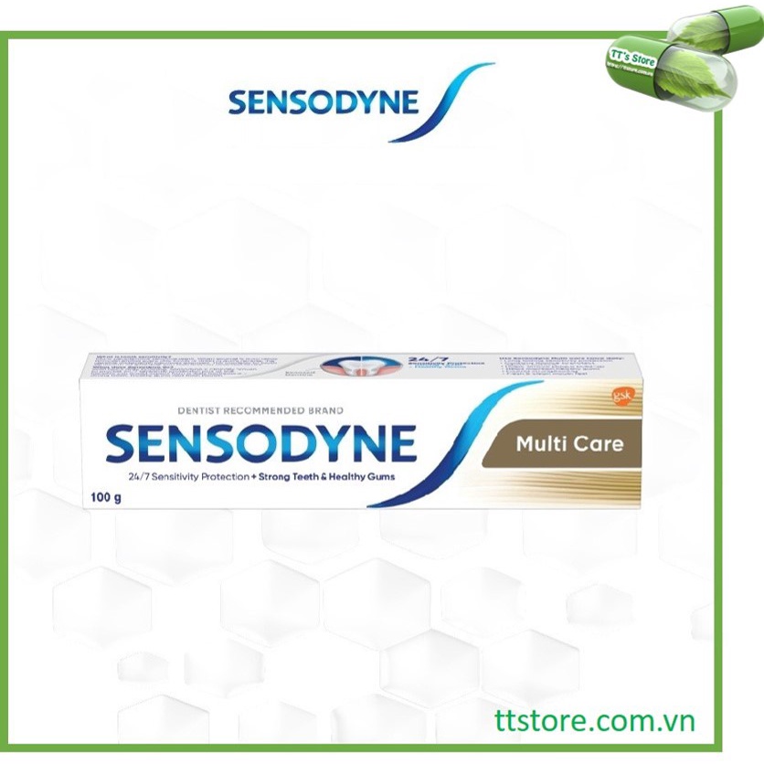 Kem đánh răng giảm ê buốt Sensodyne Multi Care 100g - Chăm sóc toàn di