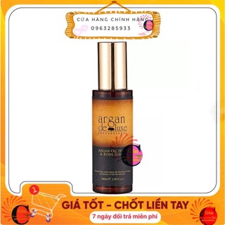 Tinh dầu phục hồi tóc hư tổn argan deluxe oil 100ml