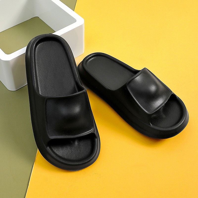 Dép Nữ Bánh Mì Quai Phồng Đế Độn Siêu XINH