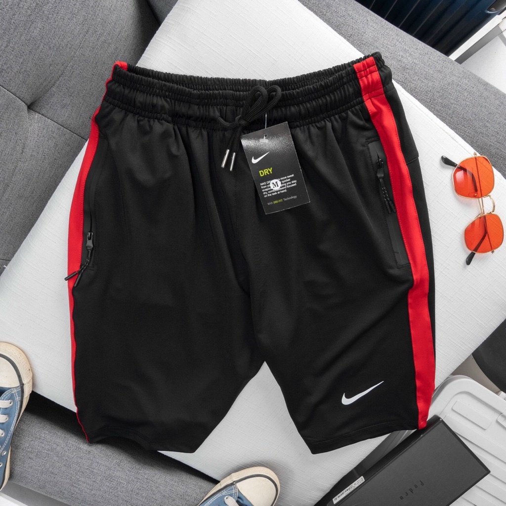 Quần đùi nam thể thao chất thun co giãn thấm hút hoạt động thể thao tập gym Q80