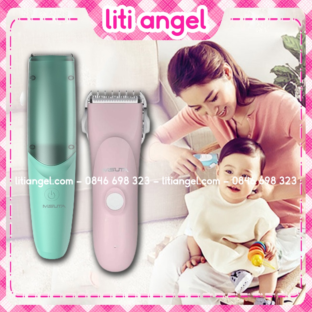 Tông Đơ Cắt Tóc Cho Bé Hút Tóc Tự Động Misuta Cao Cấp