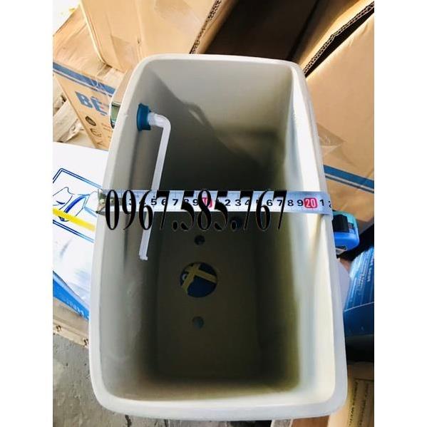 (Hà Nội) Nắp sứ két nước bồn cầu tay gạt Thái bình kích thước:D:36cm; R:21cm ( Kho Bán Buôn)