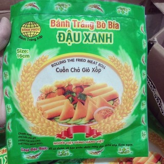 Bánh bò bía đậu xanh - Vỏ bánh đa nem cuốn chả giò