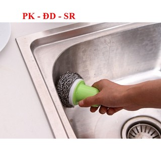 Cọ rửa xoong nồi chén bát có tay cầm - siêu rẻ