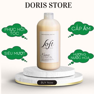  Kem Ủ Hấp Tóc Nano Keratin Tươi Soft Phục Hồi Tóc Khô Xơ Hư Tổn Nặng Hàn Gắn Cấu Trúc Tóc 1000ml 