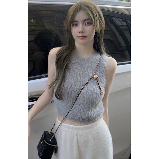 ÁO CRT DỆT KIM LÔNG THỎ SÁT NÁCH