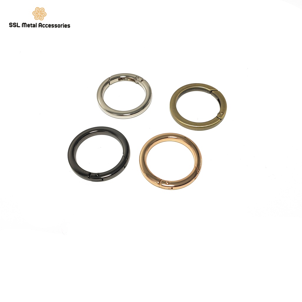 Khoen đồng cao cấp thời trang mới nhiều kích thước cho phụ kiện móc khóa YL-076 16mm/25mm/32mm/38mm