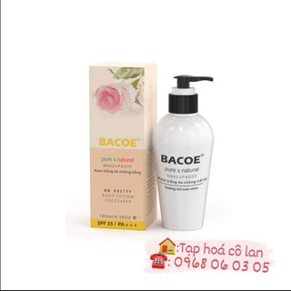 Kem bacoe trắng da toàn thân chống nắng 180g
