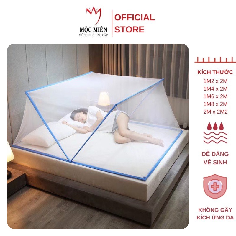 Màn Chụp Gấp Gọn Không Đáy Dài 1m9 Tiện Lợi (Xuất xứ TQ)