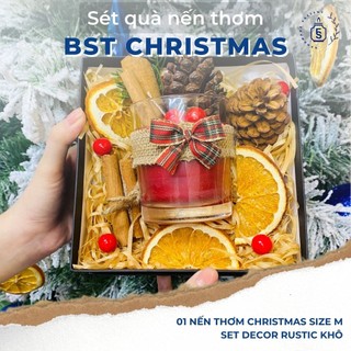 Hộp Quà Giáng Sinh Nến Thơm Christmas No.1 First Sight Rộng 16 cm Bán chạy