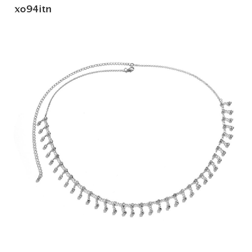 Thắt Lưng Dây Xích Tua Rua Đính Đá Zircon Gợi Cảm Thời Trang Cho Nữ