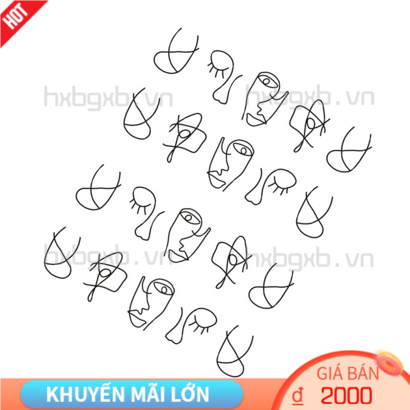 (Hàng Mới Về) Miếng Dán Trang Trí Móng Tay Họa Tiết Động Vật Hoạt Hình Dễ Thương