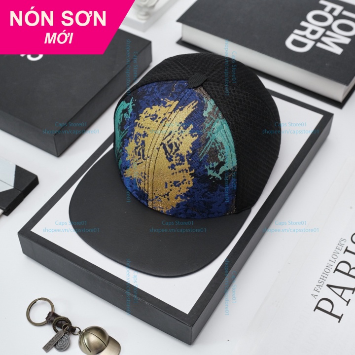 Mũ Lưỡi Trai Nón Sơn Snapback Ánh Kim Chính Hãng Hàng Chuẩn Tem 7 Màu Cao Cấp Mới / Nón Kết Sơn