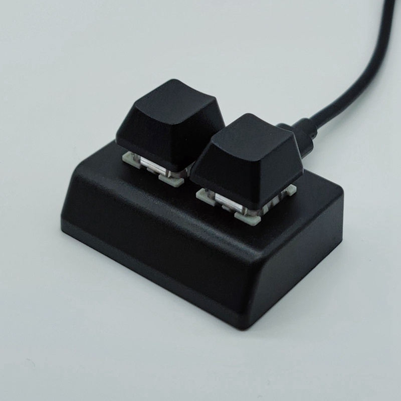 Bàn Phím Mini 2 Phím Có Đèn Nền Màu Đỏ Dùng Để Chơi Game OSU