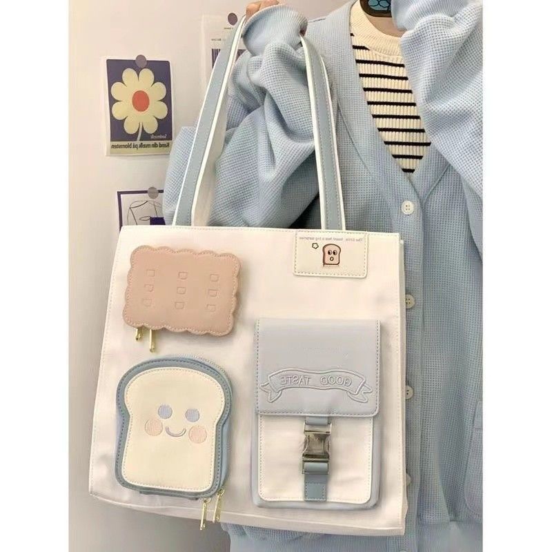 Túi Tote Đeo Vai / Xách Tay Cỡ Lớn Thiết Kế Đơn Giản Thời Trang Mùa Hè Xinh Xắn Cho Nữ