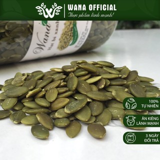 |500g| Hạt bí xanh tách vỏ sấy chín ăn liền Wana