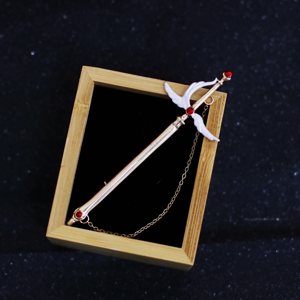 Trâm Cài Áo Hình Hoạt Hình Sakura Kulo Dễ Thương Ngọt Ngào Đa Dạng Thương Hiệu Cardcaptor Sakura heart girl heart ornament