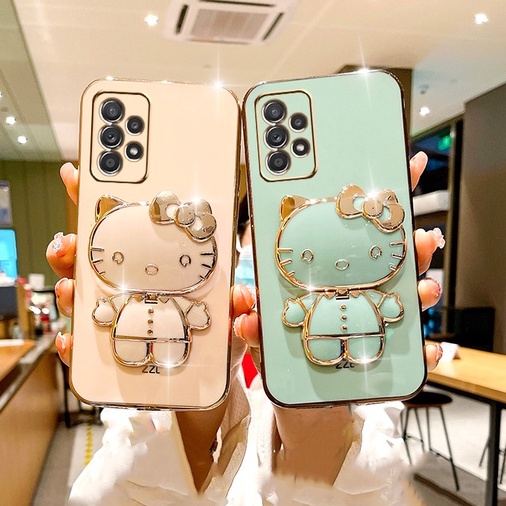 Ốp lưng Samsung A22 A32 A52 A72 A04 A04s ốp điện thoại giá đỡ Hello Kitty A51 A71