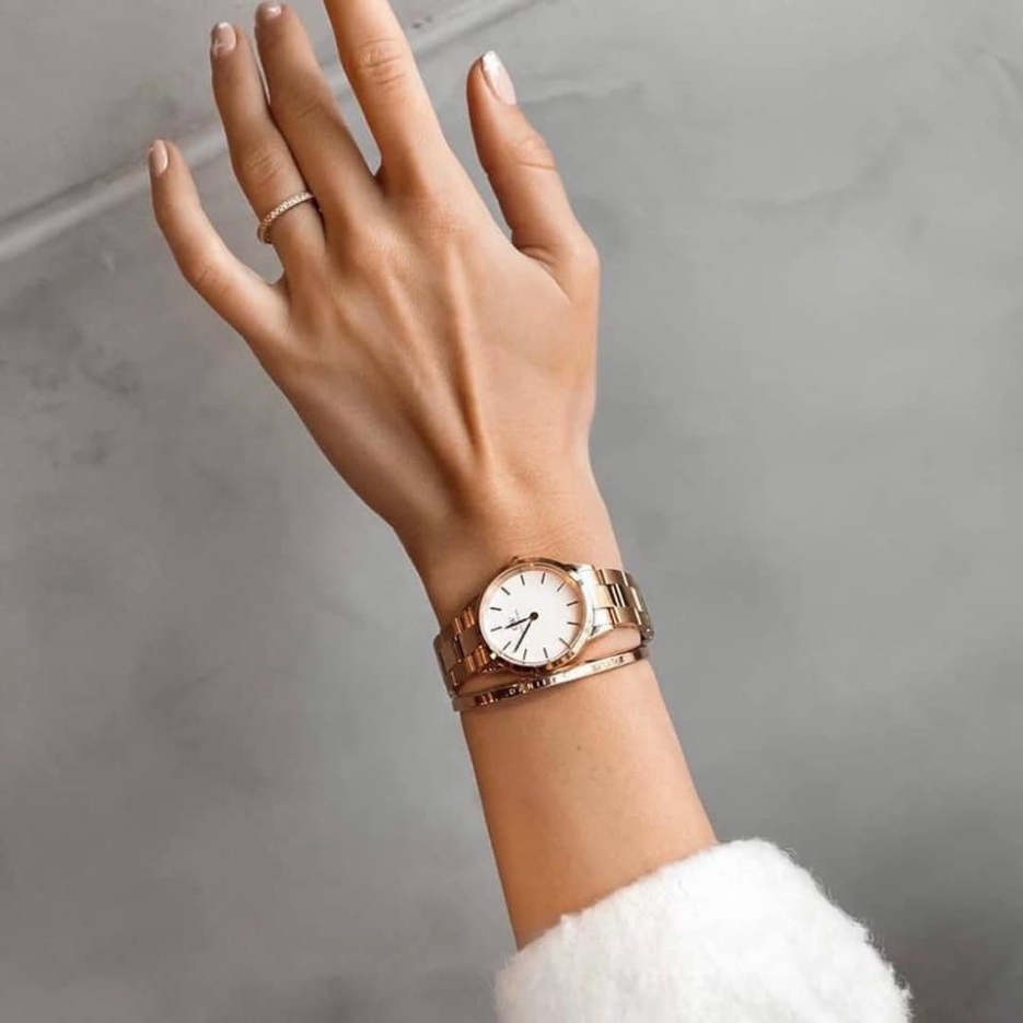 0 Đồng hồ Nam Nữ Daniel Welington Iconic Link dây vàng mặt trắng - DanielStoreVn 0 | BigBuy360 - bigbuy360.vn