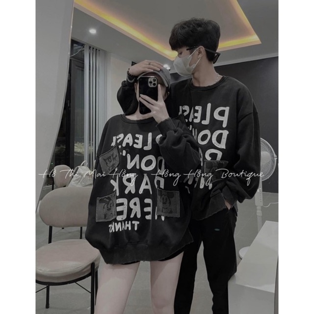 Áo Nỉ Sweater In Nhiều Chữ | BigBuy360 - bigbuy360.vn