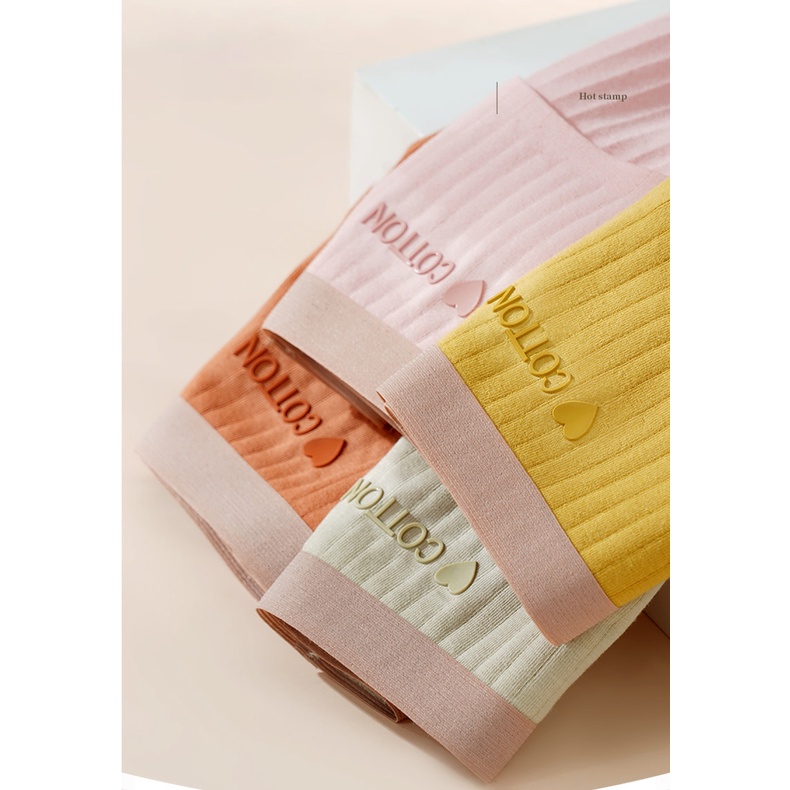 Quần lót nữ cotton kiểu trơn nhiều màu co dãn tốt 137