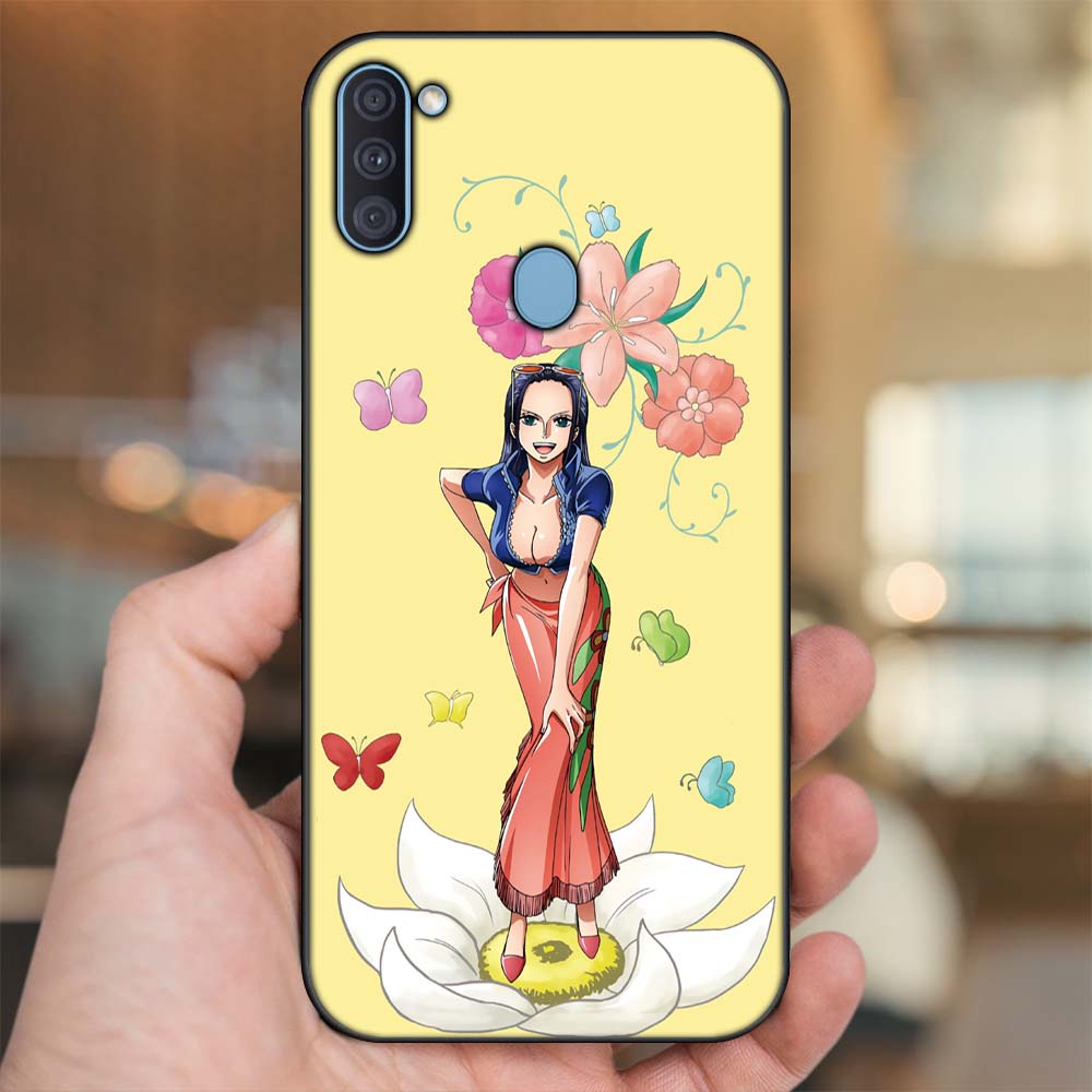 Ốp lưng Samsung A11, M11 viền đen in hình Nico Robin One Piece Đảo Hải Tặc
