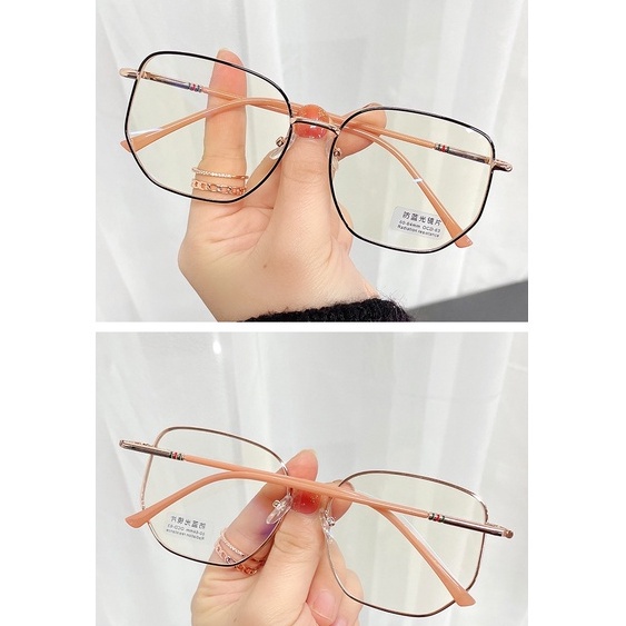 Mắt kính PLAMIS chống tia bức xạ và ánh sáng xanh tròng thay thế được thời trang