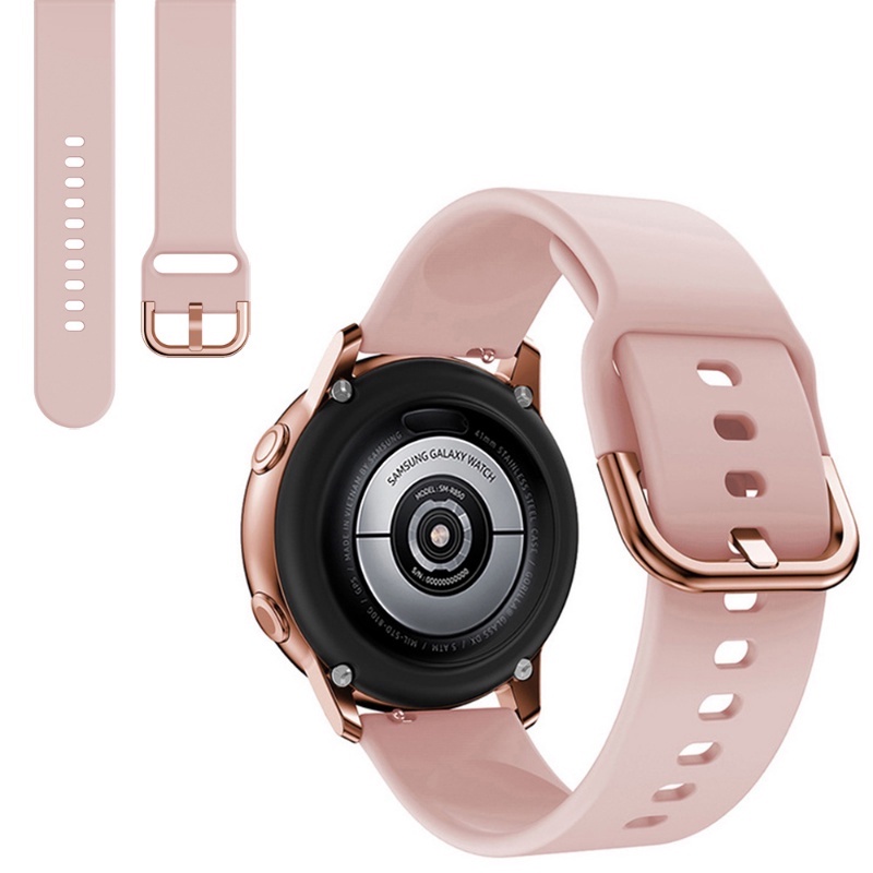 HUAWEI Dây Đeo 20mm / 22mm Thay Thế 4 / 5 pro 40mm 44mm 3 Gear S3 S4 42mm 46mm Cho Đồng Hồ Thể Thao Samsung Galaxy Watch Active