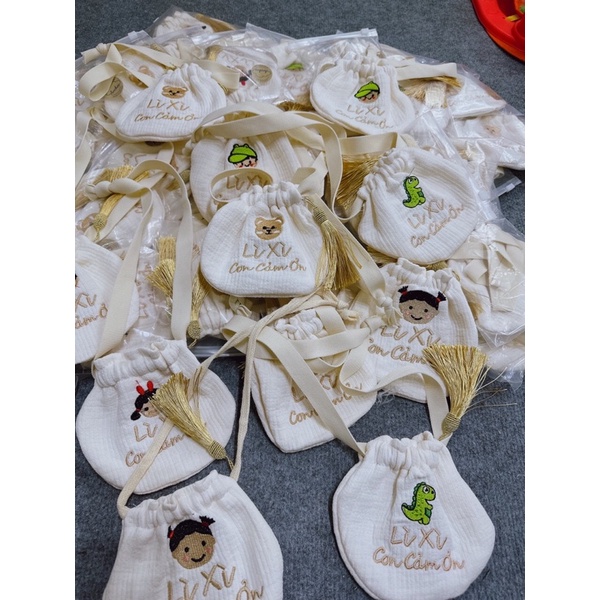 Túi Lì Xì Handmade Cho Bé - Túi đựng tỏi tránh vía cho bé