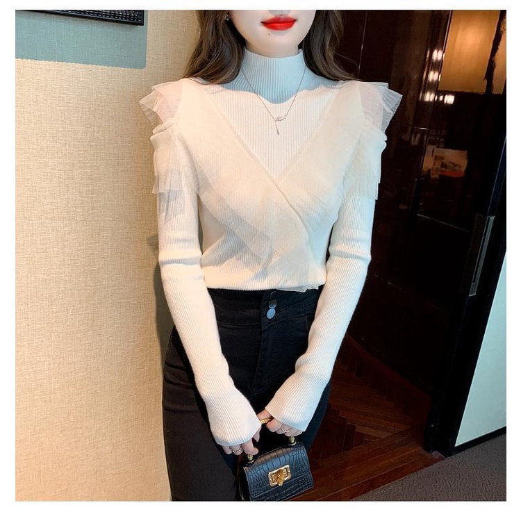 40-90kg Áo Thun Tay Dài Thời Trang Thu Đông Kiểu Dáng Mới Cho Nữ