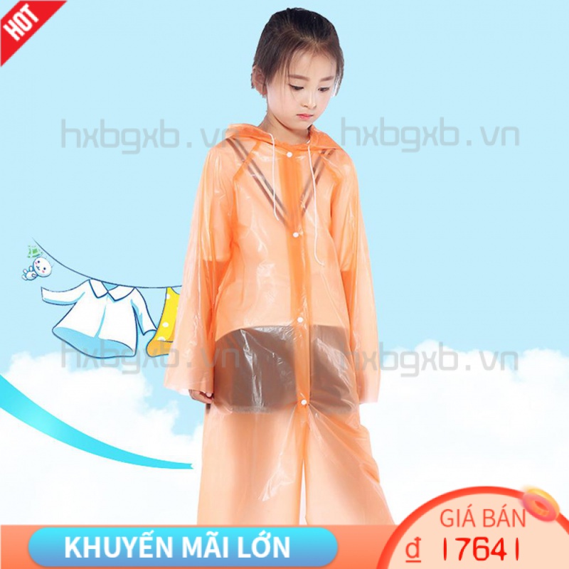 Áo Mưa Dáng Dài Có Mũ Trùm Dày Dặn Chống Thấm Nước Thời Trang Cho Nam Và Nữ