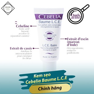 Kem liền sẹo lồi, sẹo thâm cebelia lce balm