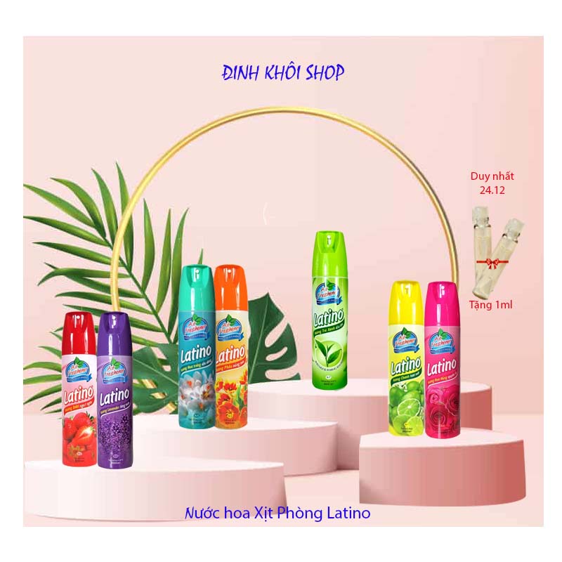 Nước hoa Xịt Phòng Latino