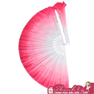 Quạt múa văn nghệ / Quạt lụa nan nhựa / Quạt dưỡng sinh (1 đôi)