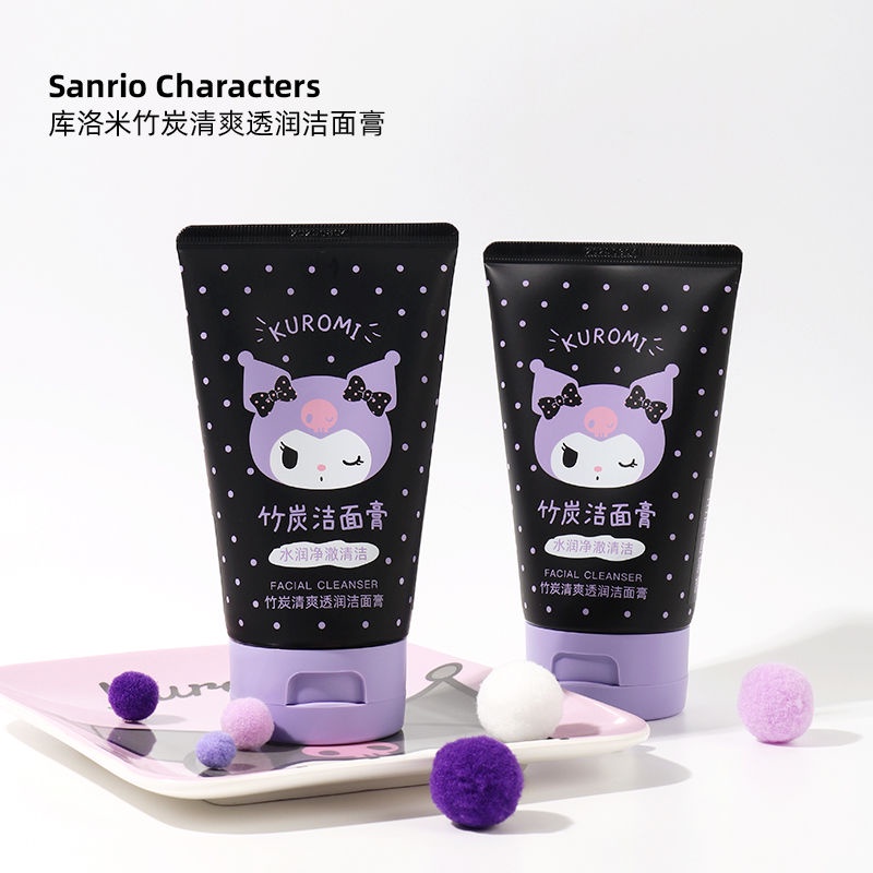 Miniso Kem Rửa Mặt Than Tre sanrio koro miniso sanrio 12.11 Dưỡng Ẩm Làm Sạch Da