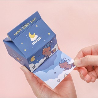Giấy Note Rút 200 Tờ Hình Gấu Thỏ