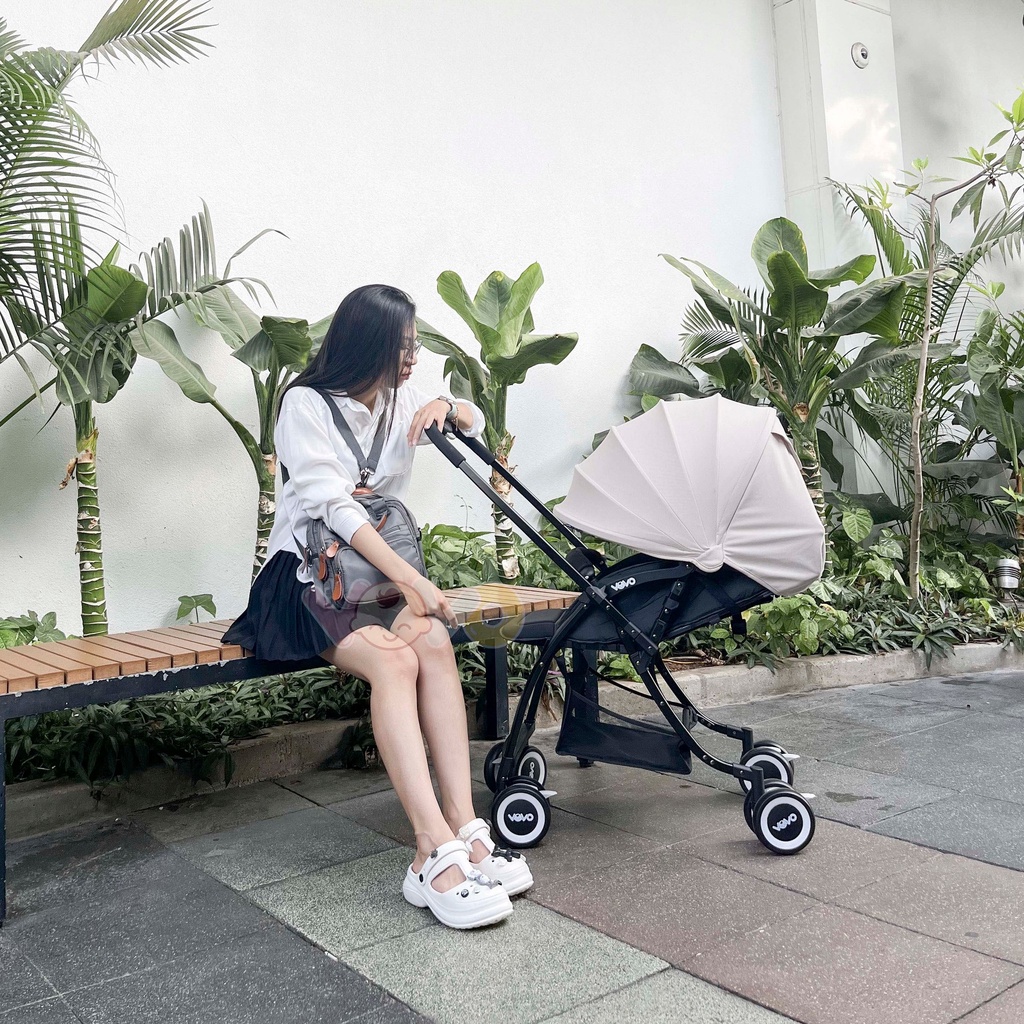 Xe đẩy Vovo 2 Chiều Premium Vo-0207 Bản Nâng Cấp Mới Nhất 2022