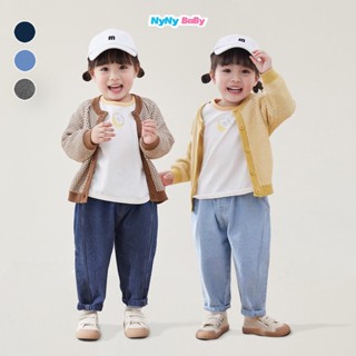 Quần Jean Cho Bé Trai Bé Gái Form Baggy Vải Jean Mềm Nyny Baby Phong Cách