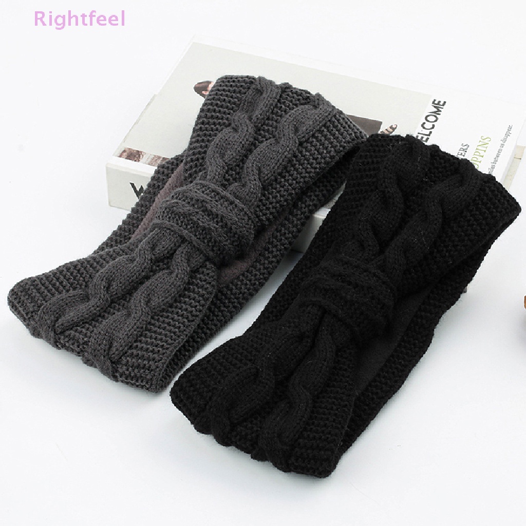 1 Băng Đô Dệt Kim Co Giãn Giữ Ấm Tai Màu Trơn Thời Trang Mùa Đông Mới