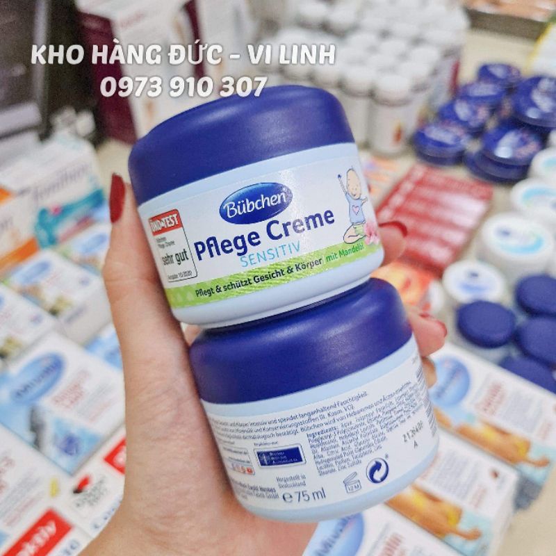 🇩🇪Mẫu mới Bill Đức- Kem dưỡng da Bubchen cho bé