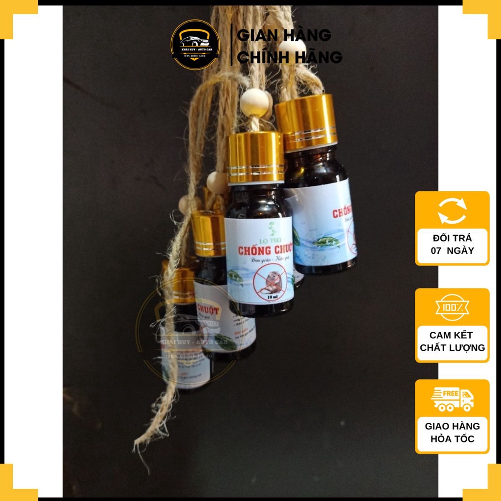 Lọ Tinh Dầu Treo Khoang Máy Ô Tô Đuổi Chuột Hiệu Quả ,an toàn Dung Tích 10ml - Mộc Niên
