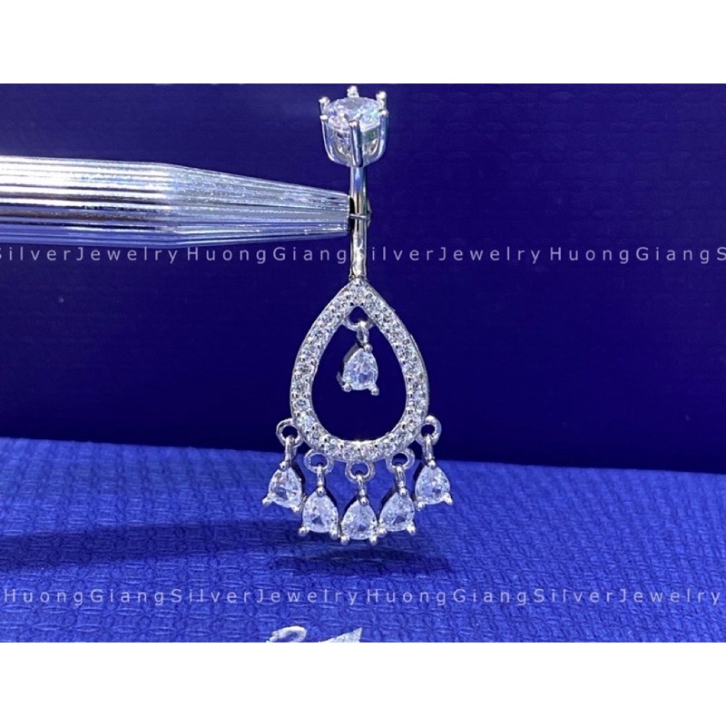 Khuyên rốn Dream Bạc s925 xi kim  - HuongGiangSilver