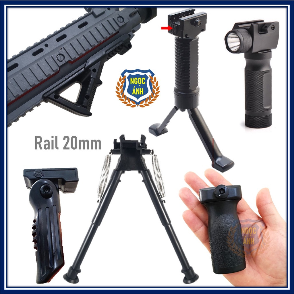 Tay Cầm + Chân Chống - Phụ Kiện Đồ Chơi Nerf - Đồ Chơi Ngọc Ánh
