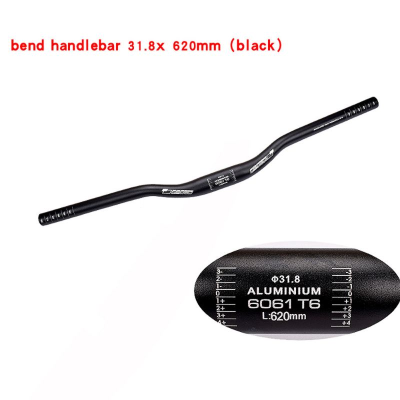 Ghi đông, tay lái xe đạp hợp kim nhôm 31.8 x 620mm