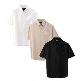 Áo sơ mi Amand Torn Pruning Shirt - Black/ white/ Beige - 10012