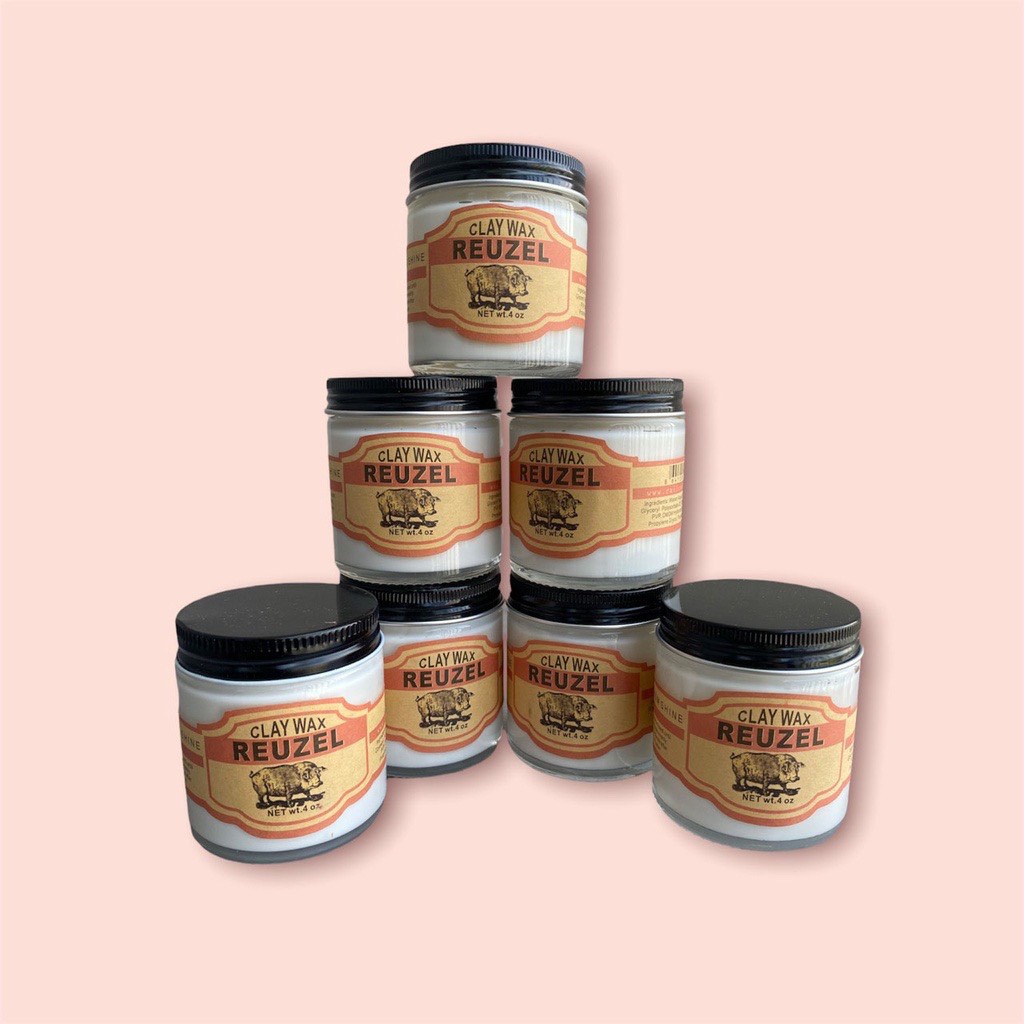 Sáp vuốt Tóc Nam THủy Tinh Lợn Hồng Mới Nhất Reuzel Clay Wax